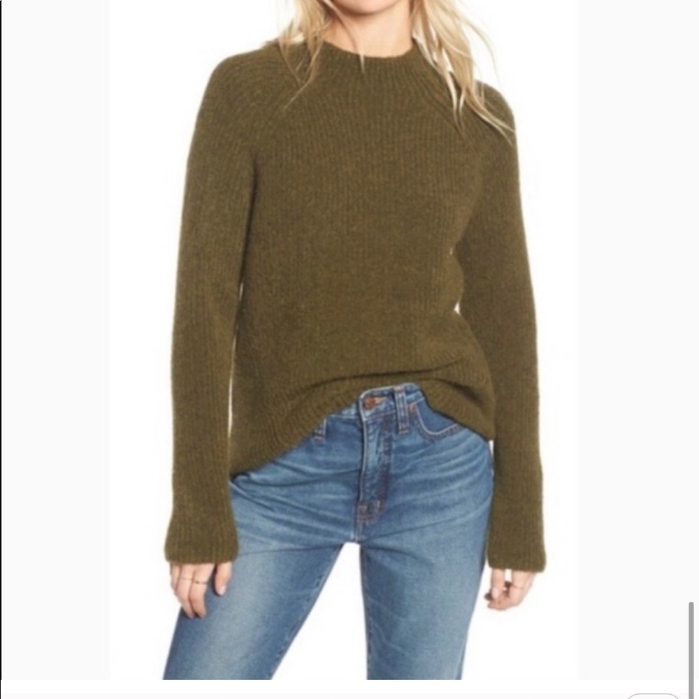 Madewell northfield mock neck sweater size xs perfect condition